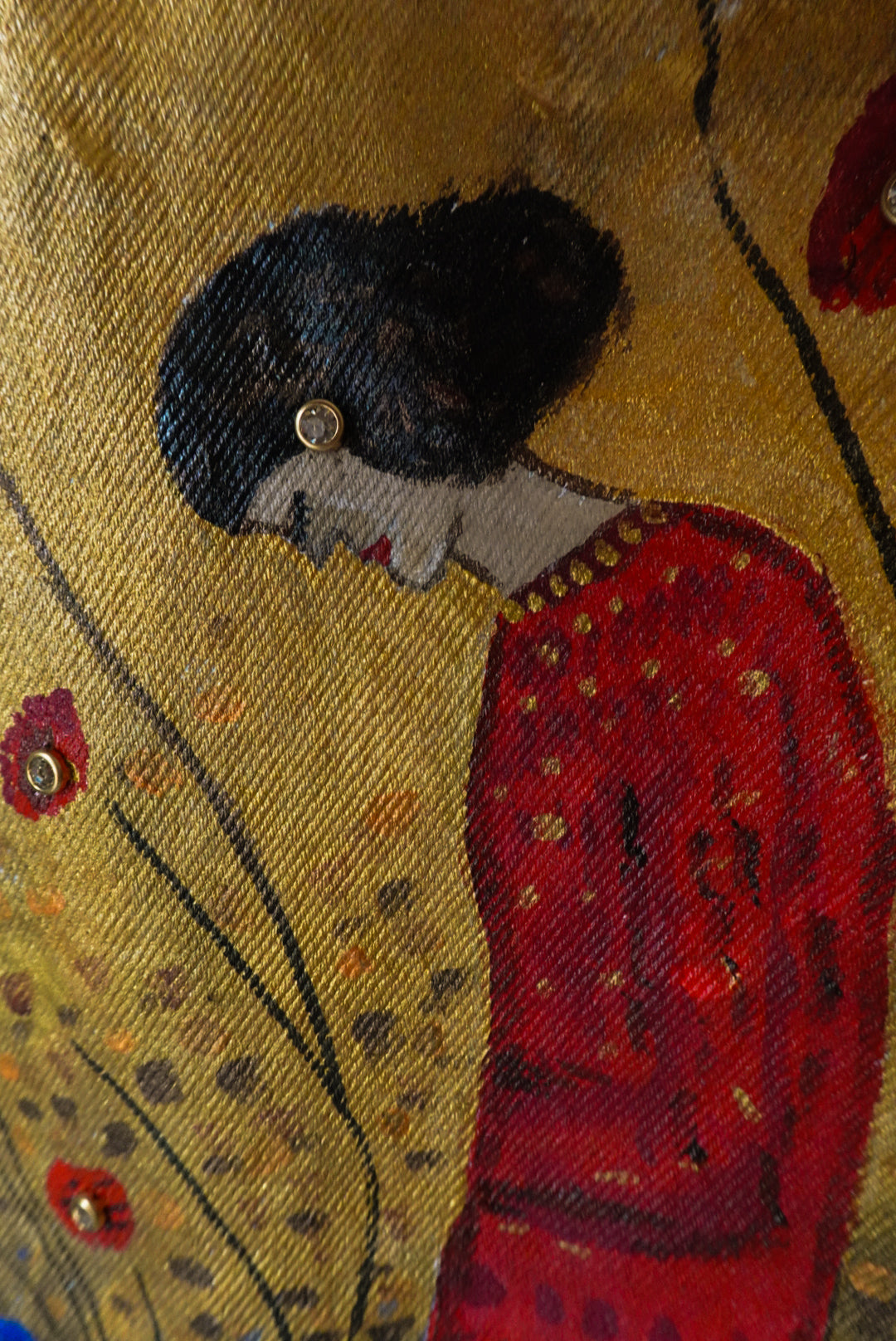 Poppy field Gustav Klimt jacket