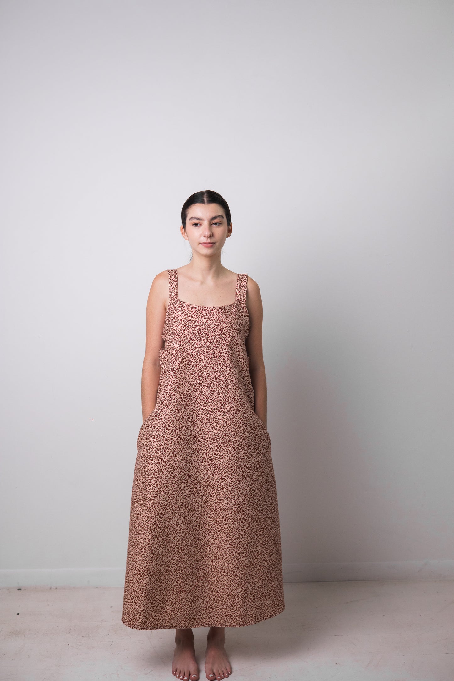 FLOWERS COTTON DREES