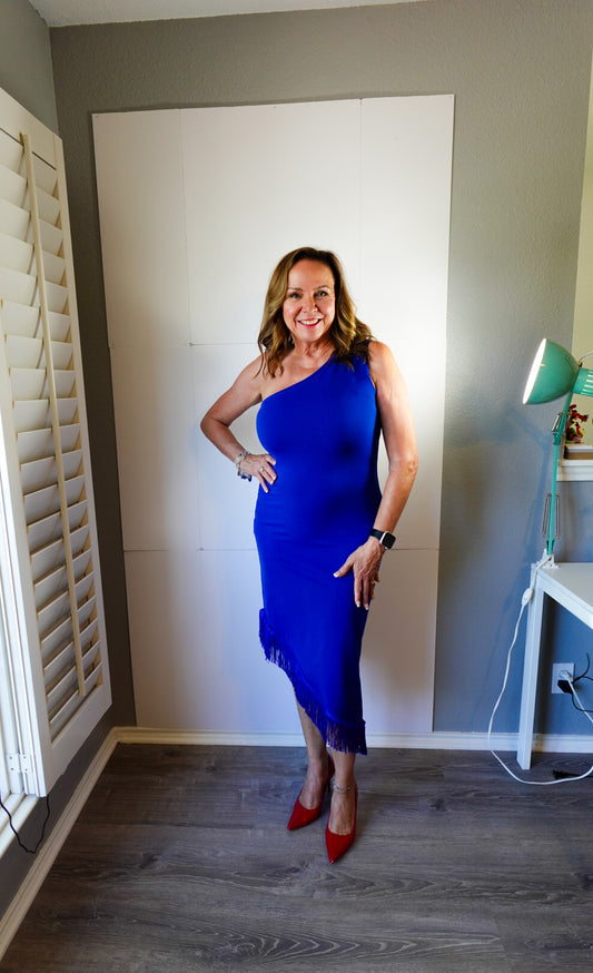 ASYMMETRICAL DRESS