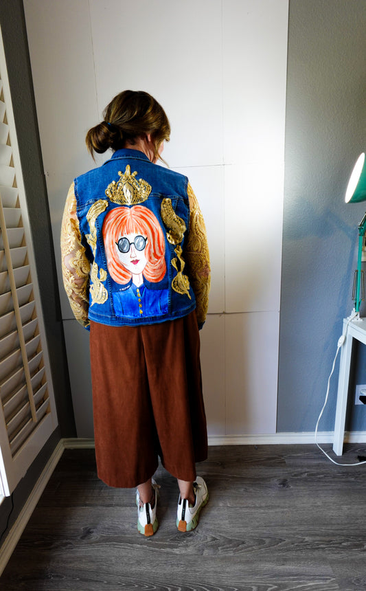 SUNGLASSES DENIM JACKET