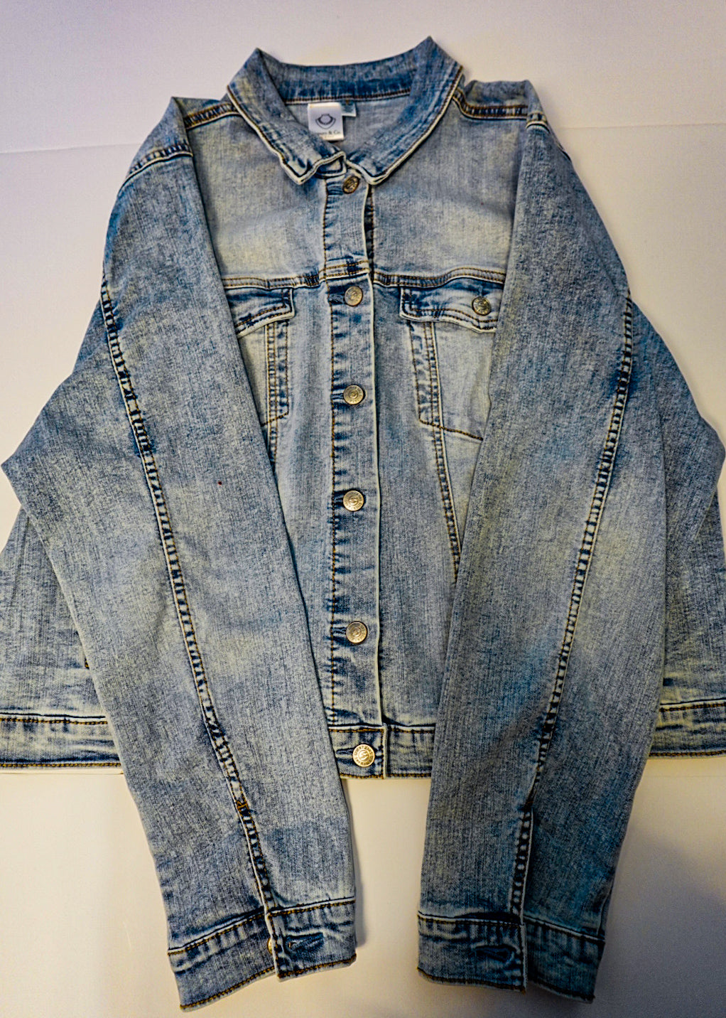 FRIDA KHALO DENIM JACKET MARIPOSA MONARCA