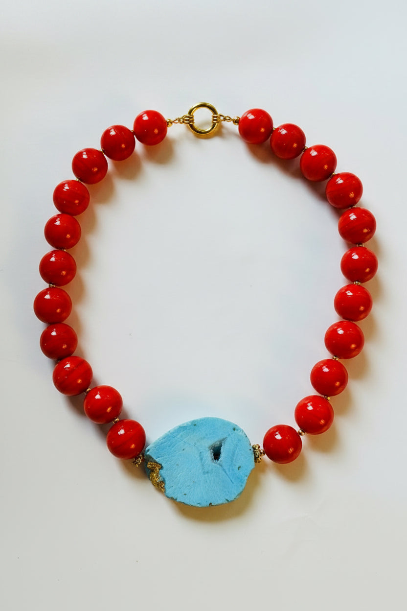 CUARZO AZUL NECKLACE