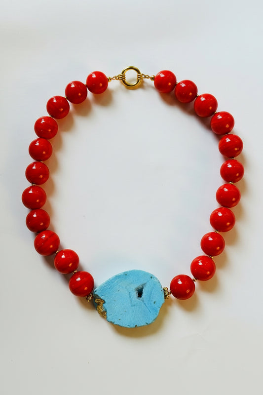 CUARZO AZUL NECKLACE